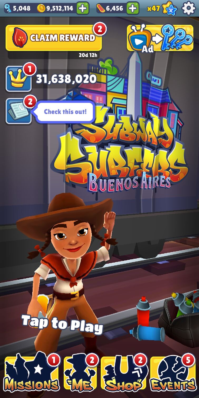 Subway Surfers World Tour: Buenos Aires 2020, Subway Surfers Wiki