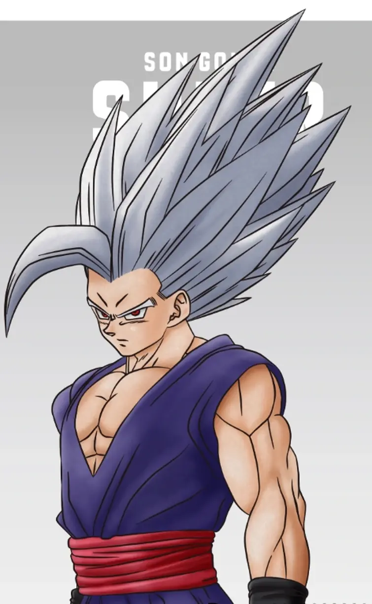 Is Gohan Beast form appearance based on the og concept art of the manga