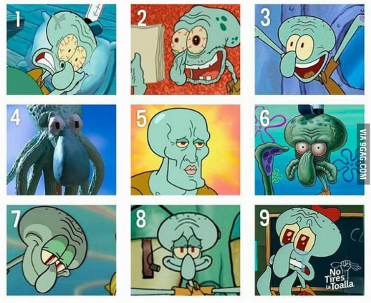 Which are you today. Эволюция Сквидварда. How did you feeling today Мем. Обезьяна Сквидвард. Сквидвард you did it.