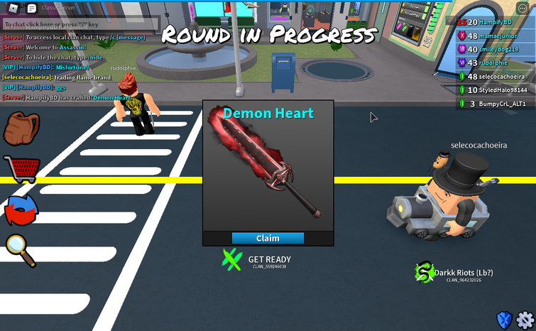 Finally Crafted Demon Heart D Fandom - roblox assassin clan logo