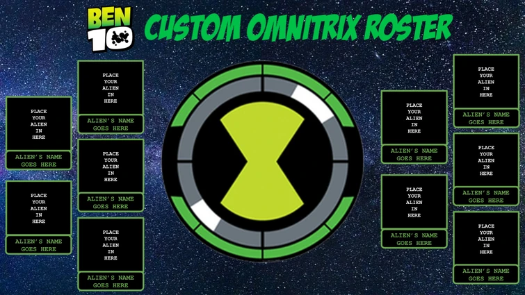 Ben 10 Custom Roster Template | Fandom