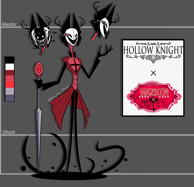 Hazbin Hotel & Hollow Knight character design crossover art | Fandom