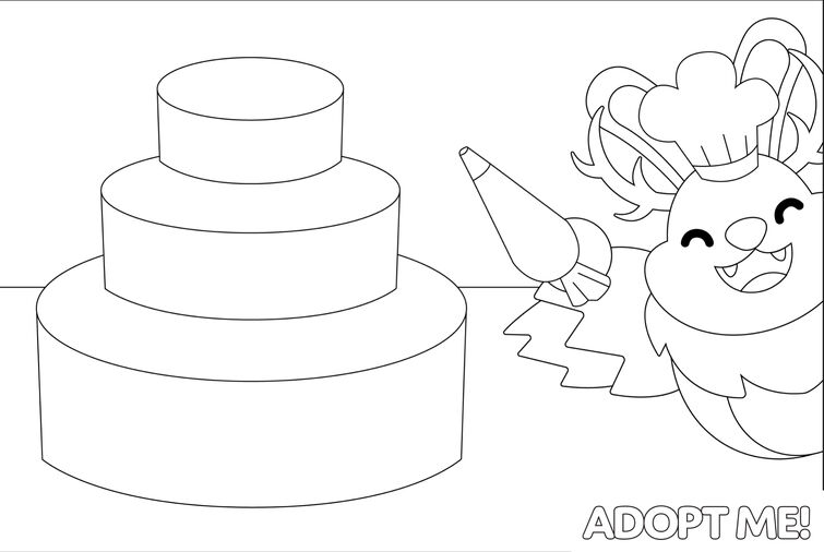 660  Adopt Me Coloring Pages Evil Unicorn  HD