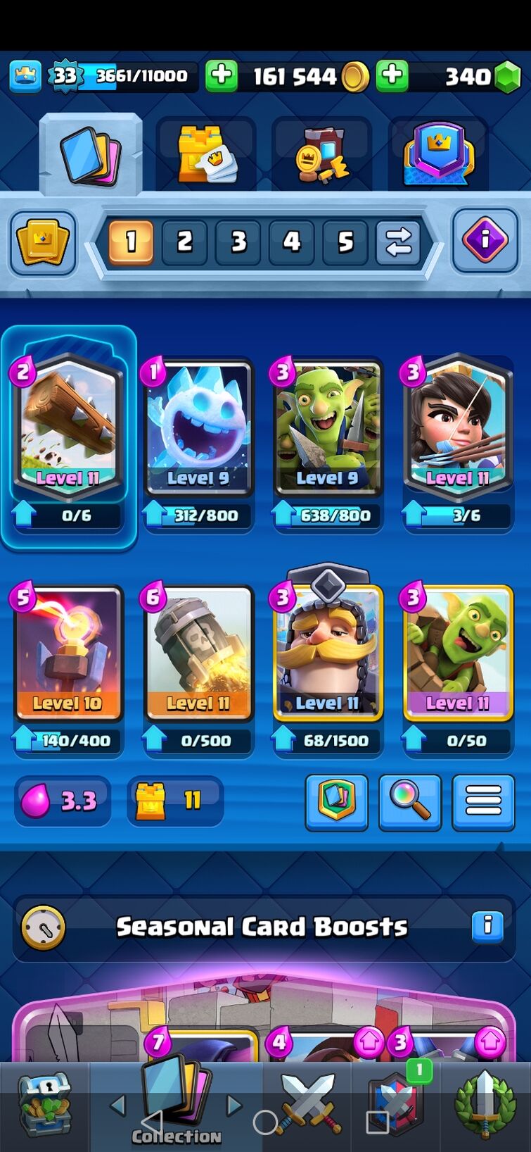 Need a new deck for arena 14. This deck got me arena 14 and got 9