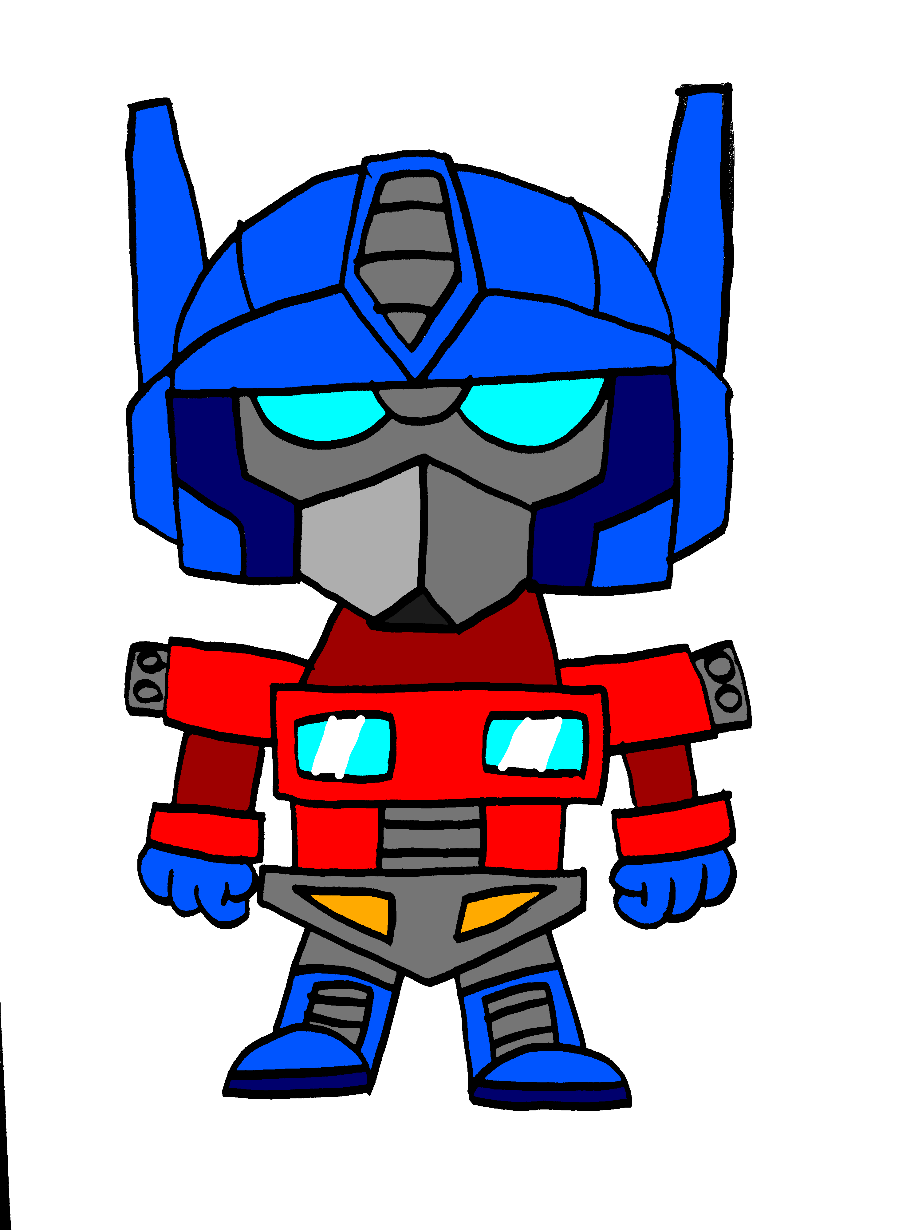 My drawing of Optimus Prime Fandom