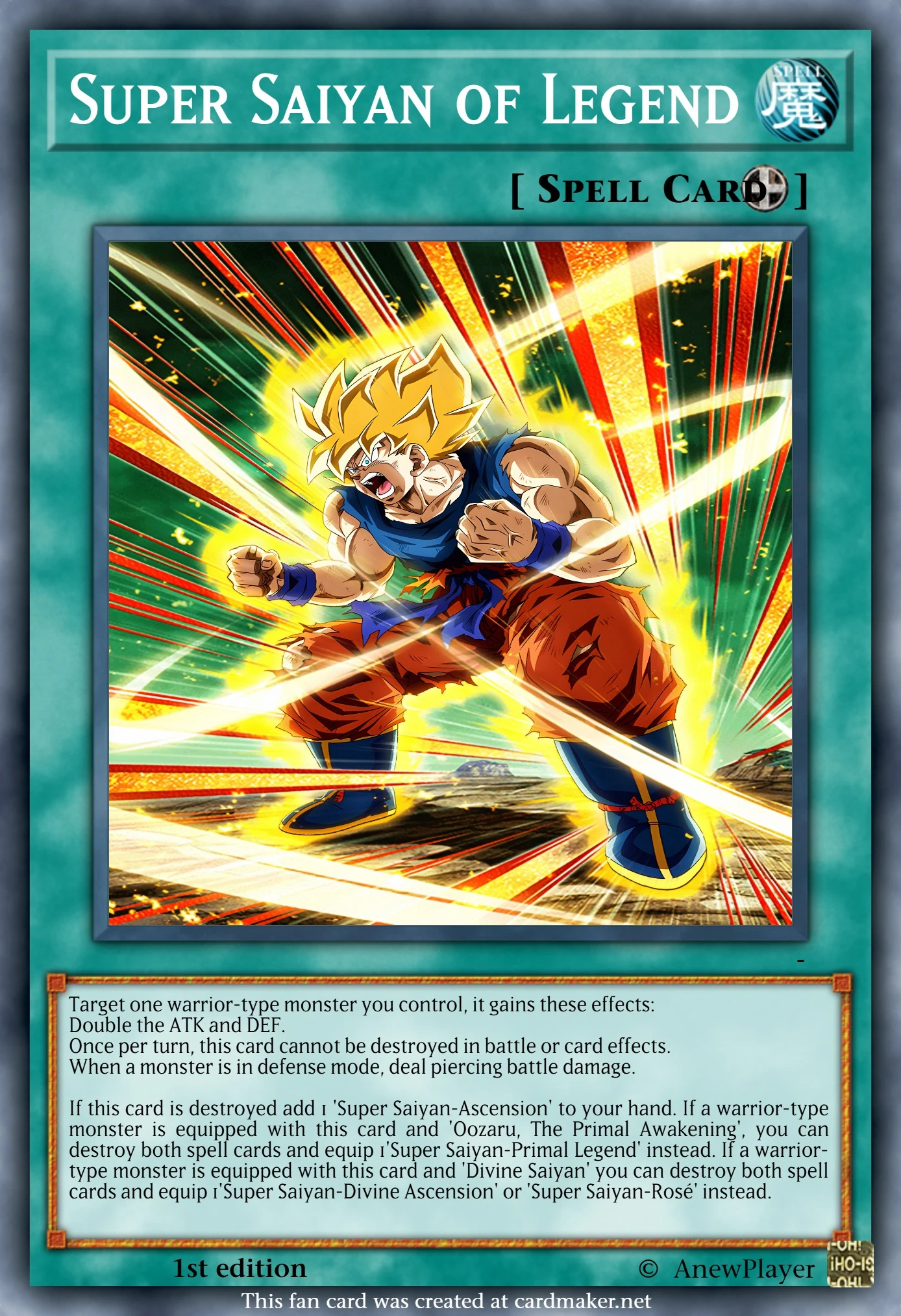 So I'm back with turning things into YuGiOh cards, this time it's saiyan  forms. | Fandom