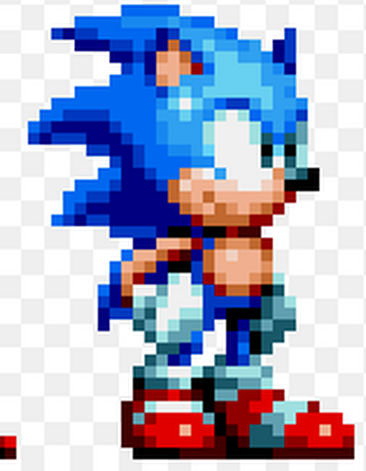 Sonic The Hedgeblog — Higher resolution sprite artwork of classic