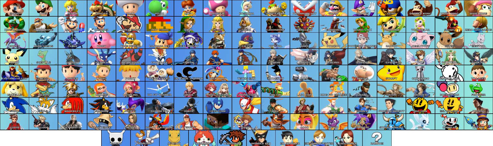 My Final Smash 6 Roster Fandom 9827