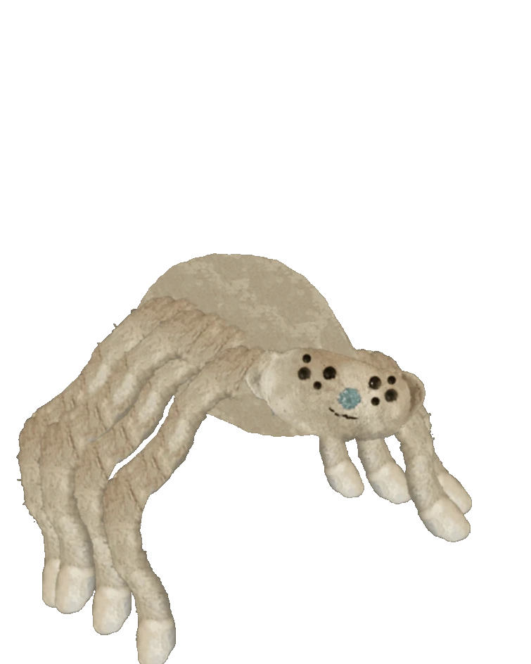 Spider bear spider bear, can do anything... A spider bear... can? What