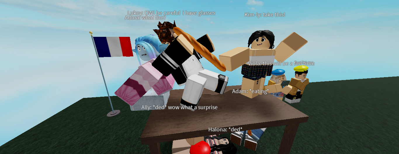 Bonjour Here Is The Flicker Baguette Fight Fandom - adam roblox flicker