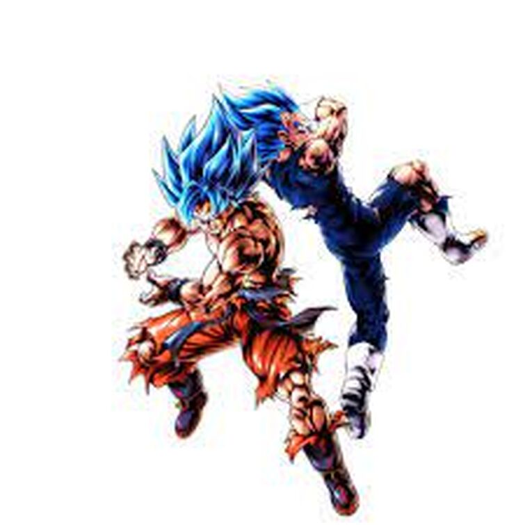Goku and Vegeta SSJ Blue by ksuke