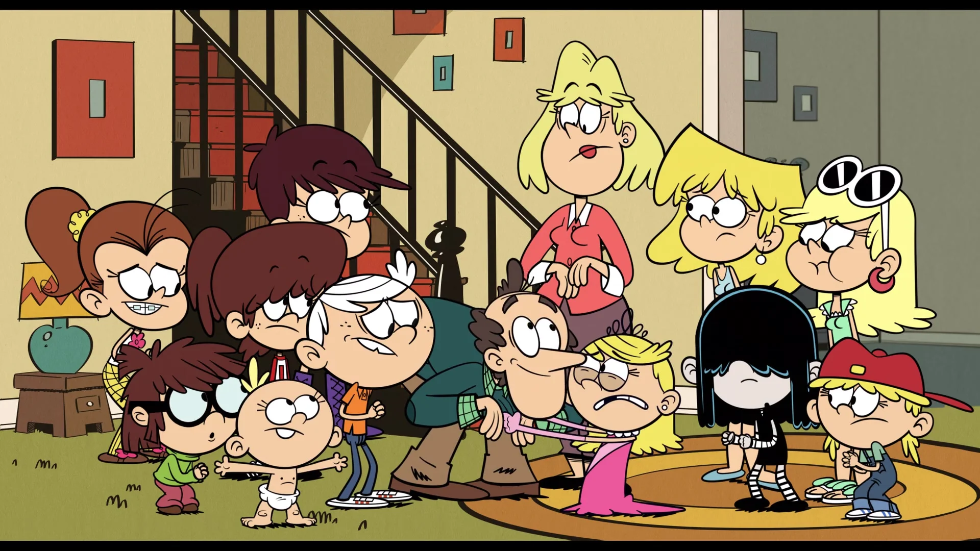 Luan bending her knees. Fandom