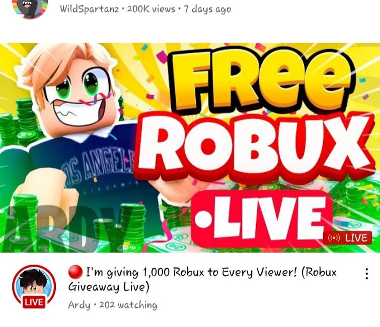 1000 ROBUX GIVEAWAY!!! 