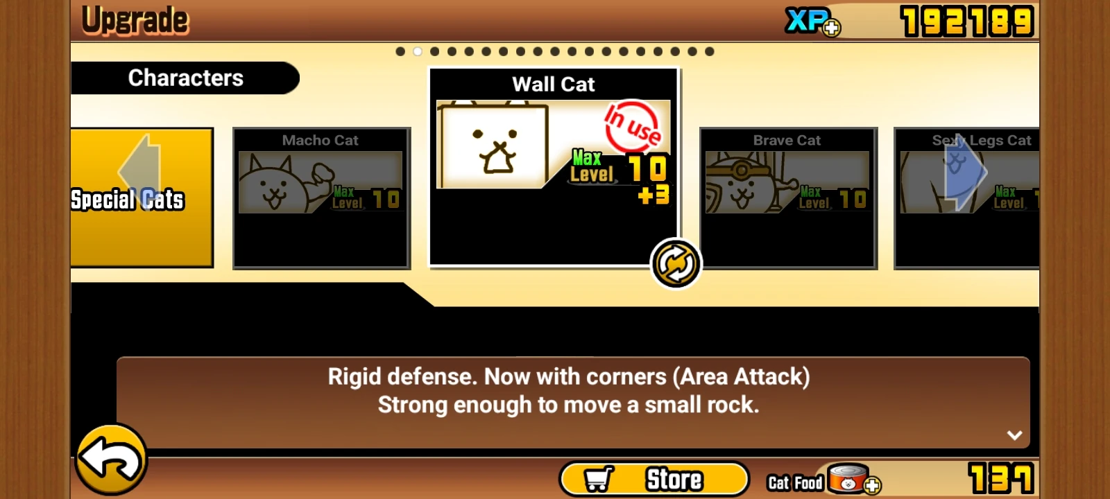 How do I upgrade to lvl 20? I'm tired of using tank cat on wall cat in