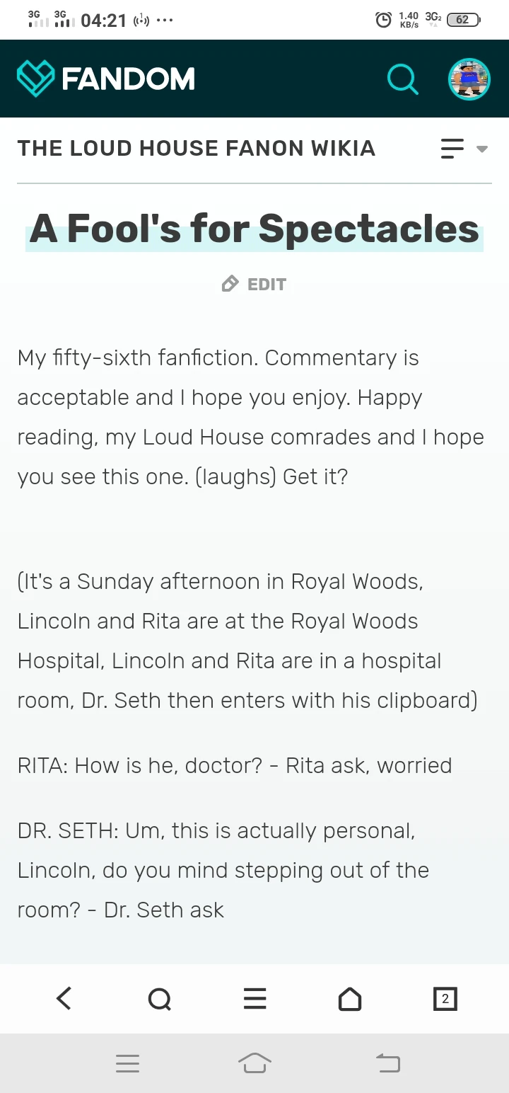 reading fanfic Fandom