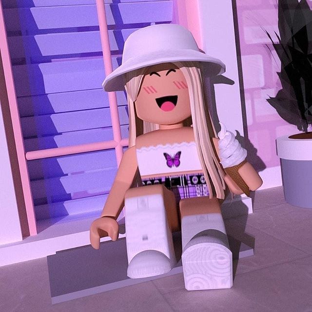 aesthetic female roblox gfx adopt me