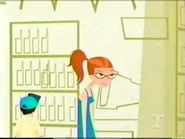 Hot Nerd Girl in "nerd mode."