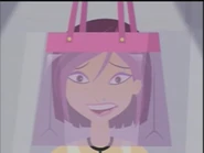 Nikki's see-through purse.