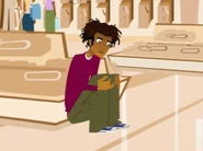 Wyatt in the Khaki Barn, as discovered by Nikki.