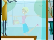 Caitlin discovers the existence of glass windows in shopfronts.