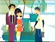 Distracting Nikki's parents.