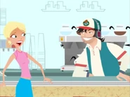 As Caitlin rehearses the "Sadie Hawkins rule" (in which a girl would ask her date out for a typically romantic event), she accidentally asks Wayne to come with her to the dance.