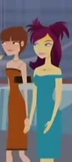 Jean and Connie at the dance.