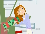 Jen gets curious about the presents.