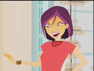 A Khaki Barn shirt thrown at Nikki.