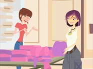 Nikki and Jean share a pleasant talk with each other.