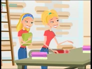 The Clones touched by Jonesy and Nikki making up.