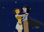 Nikki having a nightmare about Darth.