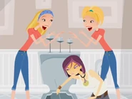 Kirsten and Kristen share an enemy and, as Nikki theorizes, a brain.