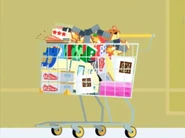 Jonesy's collection of free merch.