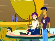 Jude with his skateboard.