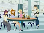 Jude makes it to the table.