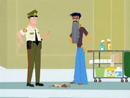 Jonesy annoyed with Ron.