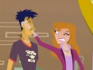 Rita slaps Jonesy for his self-offer towards the "rebound girls" he dated before.