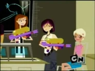 Nikki and Jen prepare for zombie war in 6teen: Dude of the Living Dead.