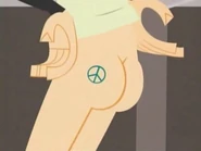 Jude Showing His Butt Tattoo.