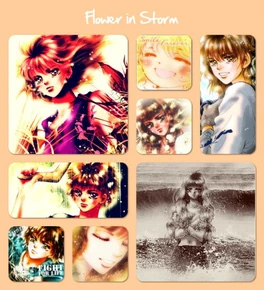 Hana - Flower in Storm by unknown artist