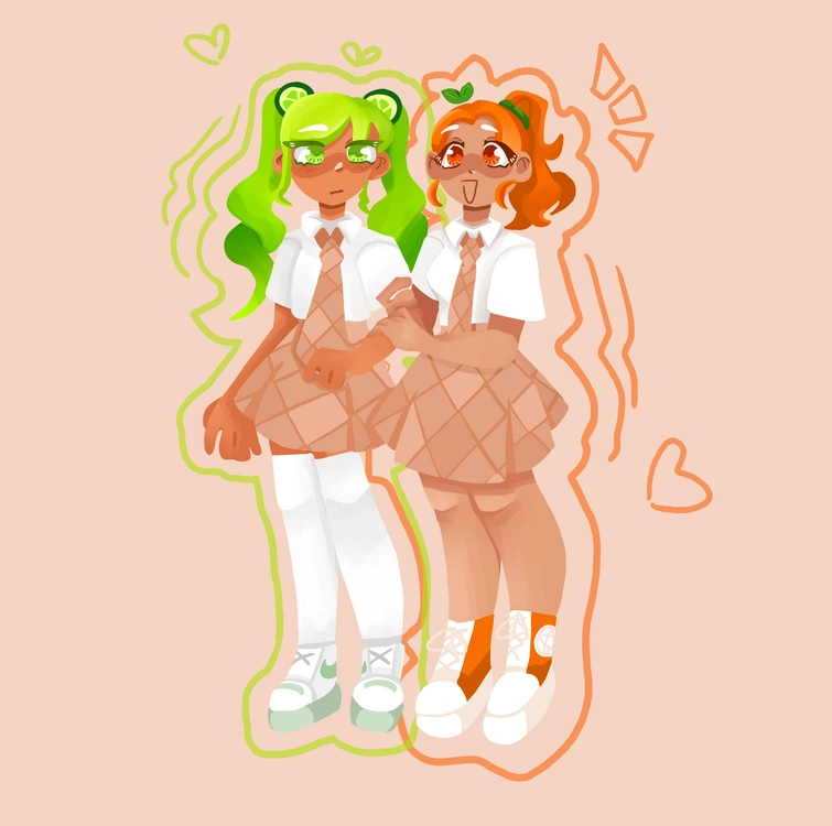 orange and lime | Fandom