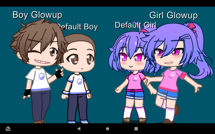 Default Boy And Default Girl Glow Up Gacha Club GIF - Default Boy And  Default Girl Glow Up Default Boy Default Girl - Discover & Share GIFs