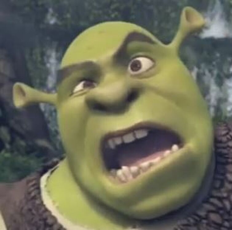 shrek crying