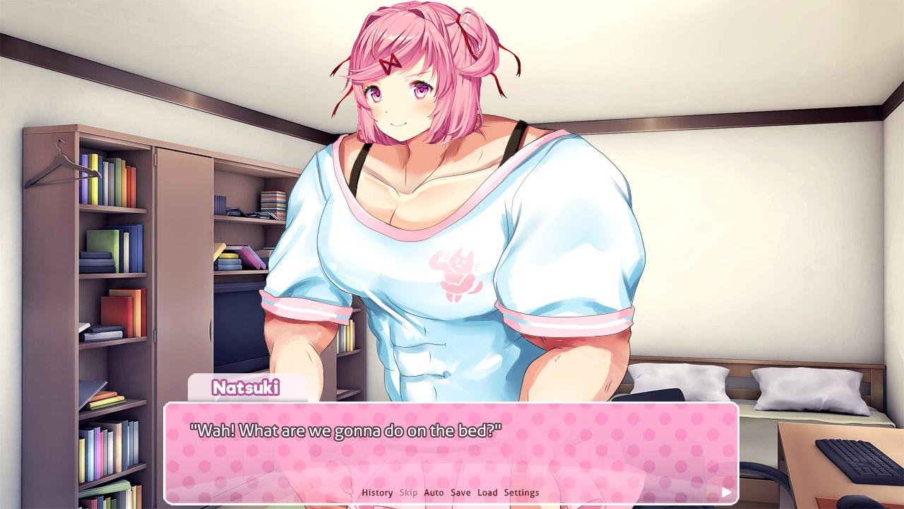 Natsuki life in prison. DDLC Нацуки. Нацуки Doki Doki. Нацуки доки доки Мем.