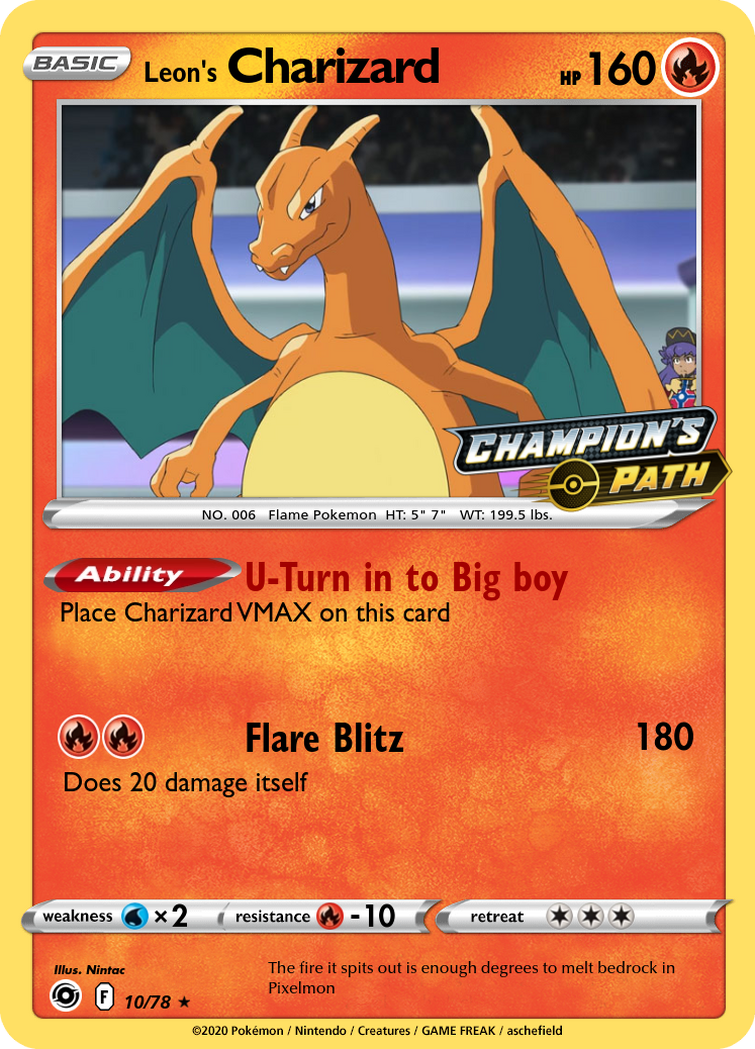 Leon's Charizard (anime), Pokémon Wiki, tipo pokemon charizard