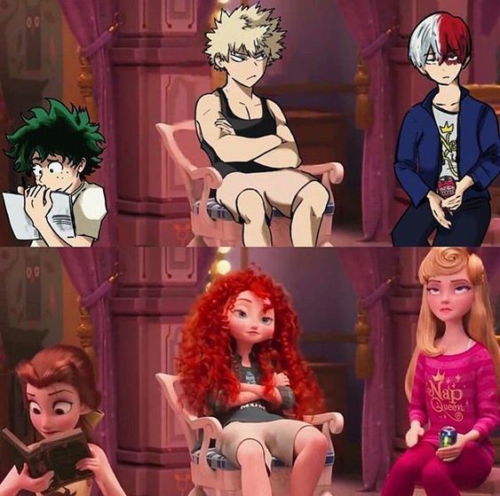 MHA as Disney Princesses-WARNING: detailed spoiler alert below of ...