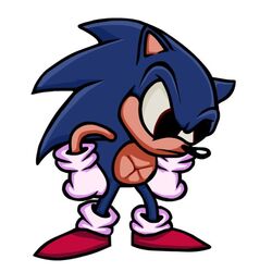 When I Saw the faker sonic from the Sonix.EXE Mod and it kinda