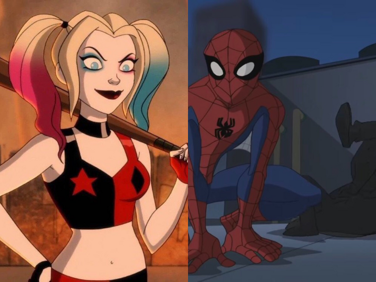 Harley Quinn and Spectacular Spider-Man, both are equally amazing. | Fandom