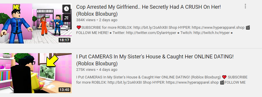 Does Any Think That Bloxburg Youtubers Like Poke And Hyper Ruin